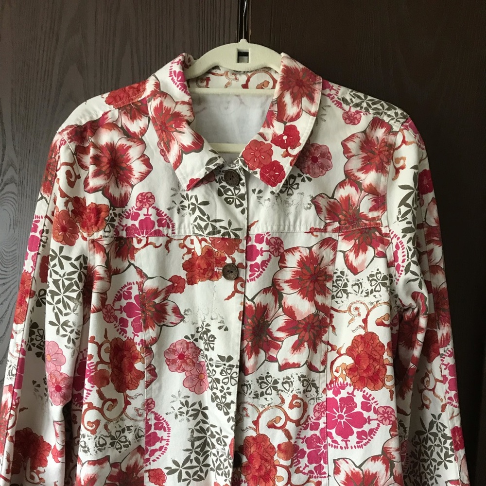 Flowery jacket